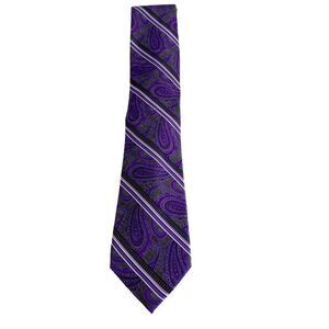 ProntoUomo platinum Mens wearhouse purple white gray paisley Regular